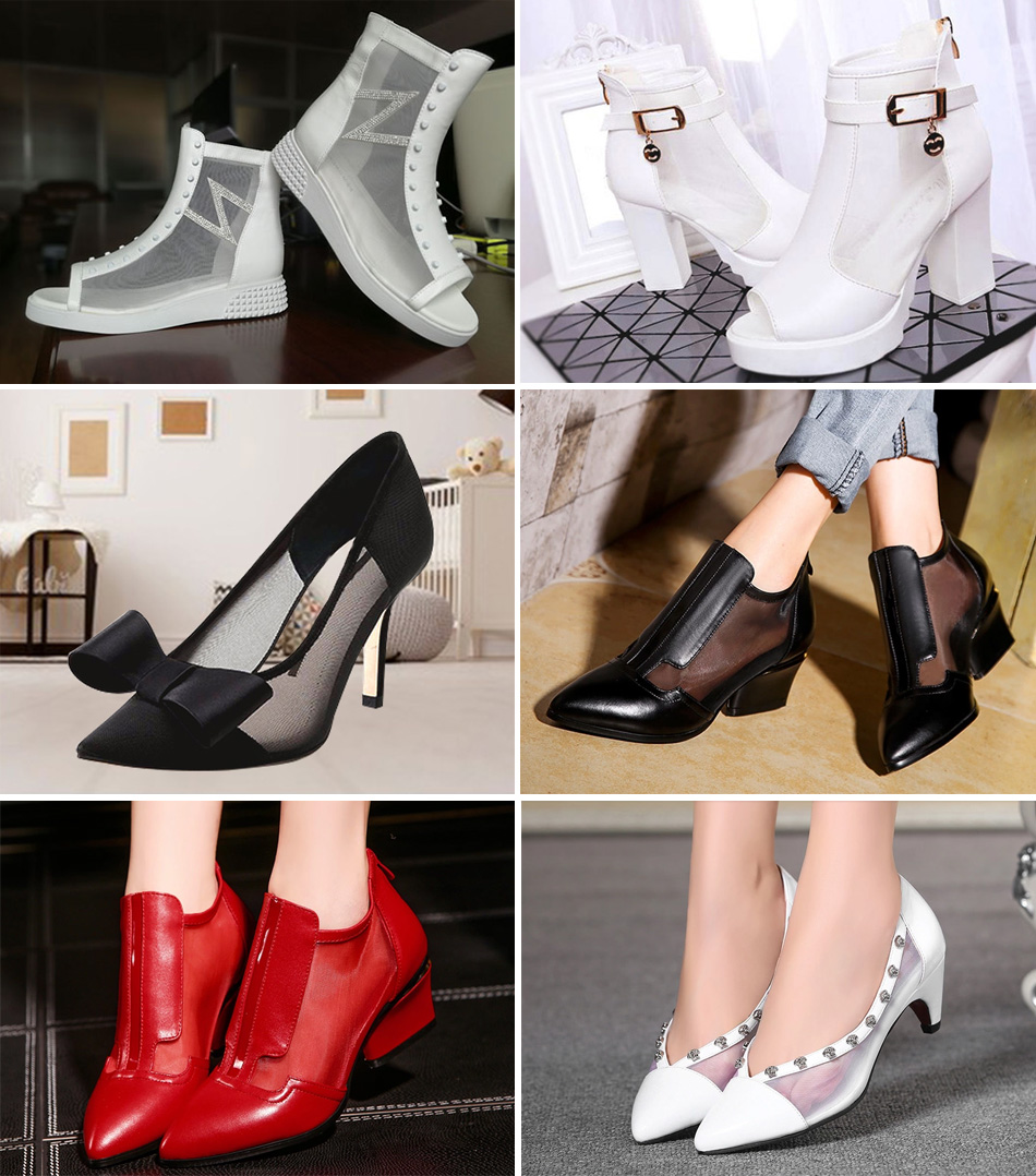 尼龙丝网女士鞋